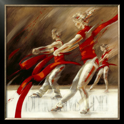  Framed Print on Dancing Ribbons Framed Art Print    Quality Art Prints  Posters